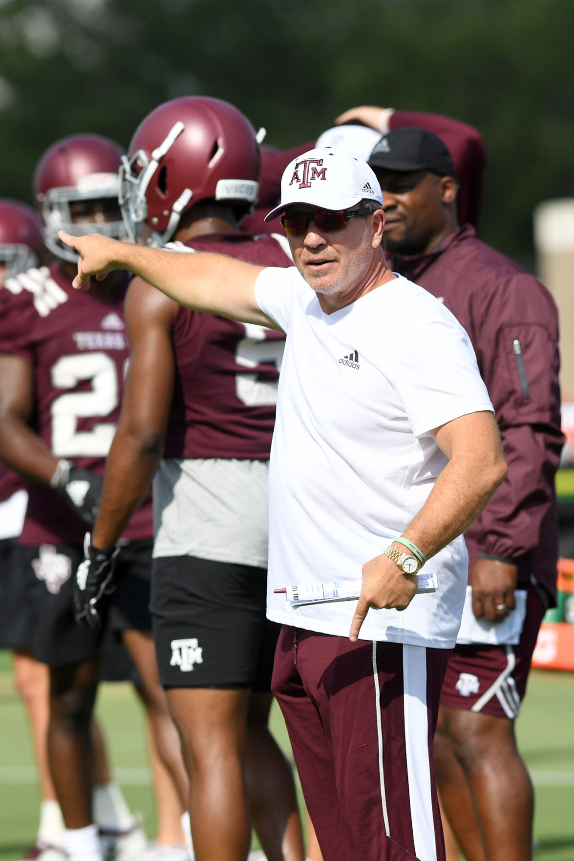Texas A&M football practice